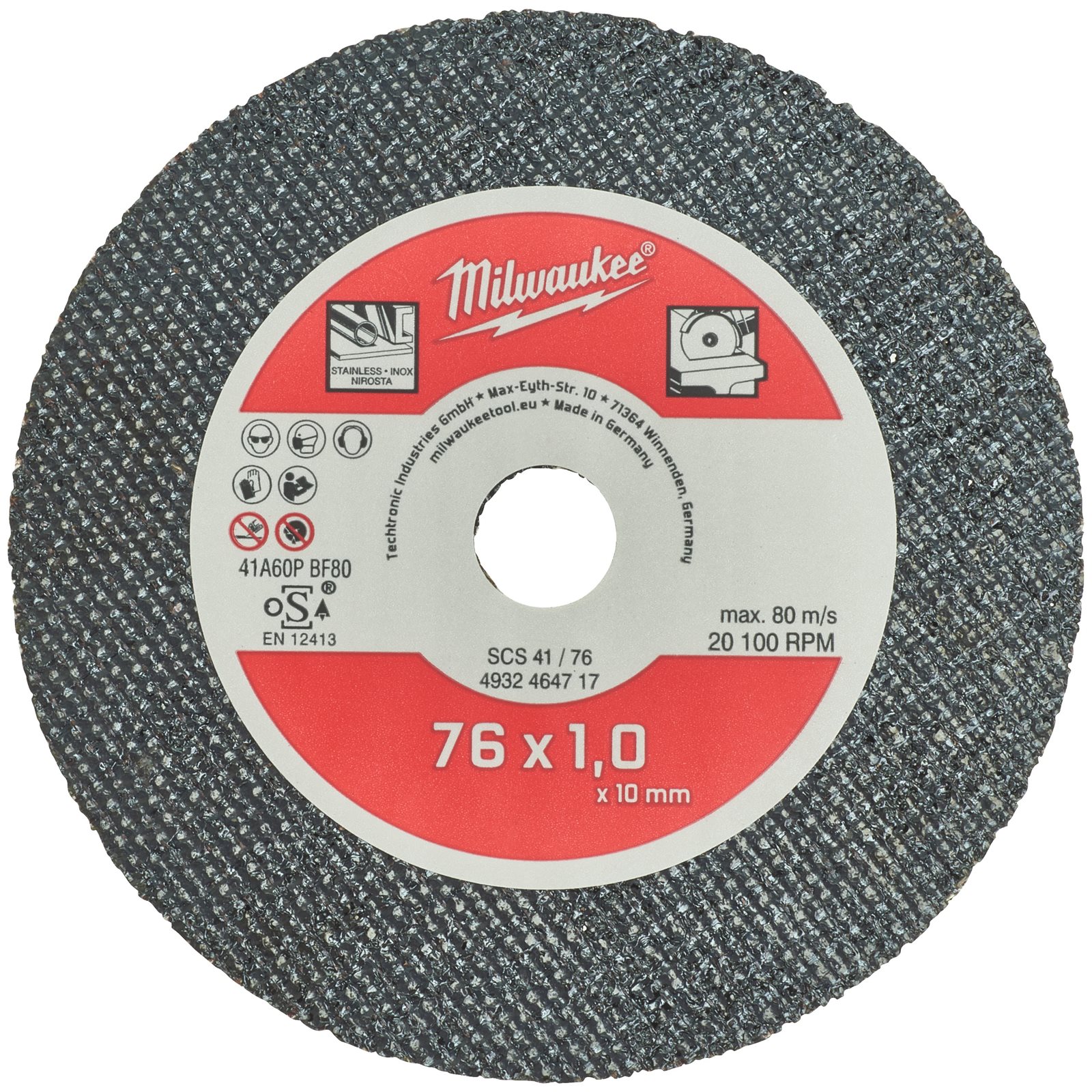 Discuri subțiri PRO+ pentru debitare metal 10 mm 5 buc Milwaukee