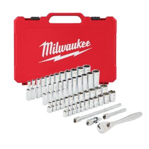 Antrenor cu clichet și chei tubulare - seturi 50 buc Milwaukee