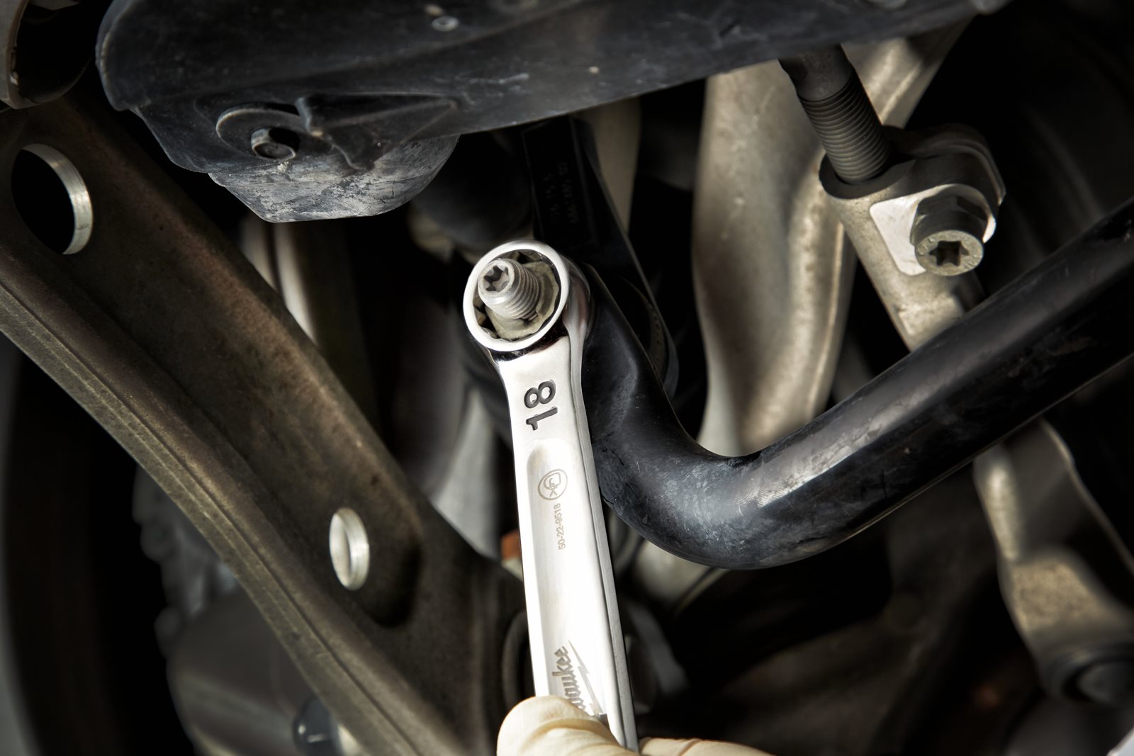 Seturi chei combinate cu clichet MAX BITE 7 buc Milwaukee 4932464993 - in utilizare 3