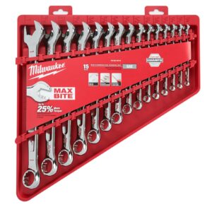 Seturi chei combinate cu clichet MAX BITE 15 buc Milwaukee 4932464996