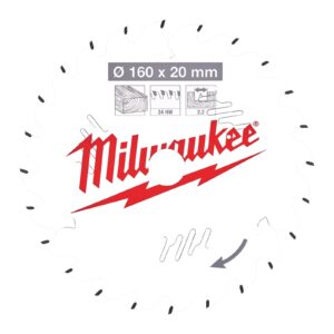 Pânze pentru fierăstraie circulare de mână 160 mm Milwaukee 4932471290