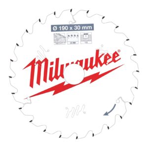 Pânze pentru fierăstraie circulare de mână 190 mm Milwaukee 4932471300