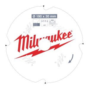 Pânze pentru fierăstraie circulare de mână 190 mm Milwaukee 4932471304