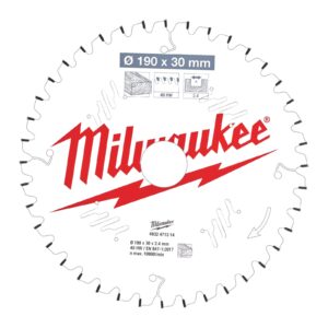 Pânze pentru fierăstrău tăieri înclinate 190 mm Milwaukee