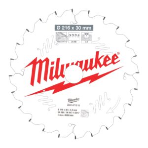 Pânze pentru fierăstrău tăieri înclinate 216 mm Milwaukee 4932471315