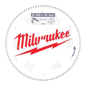 Pânze pentru fierăstrău tăieri înclinate 305 mm Milwaukee 4932471323