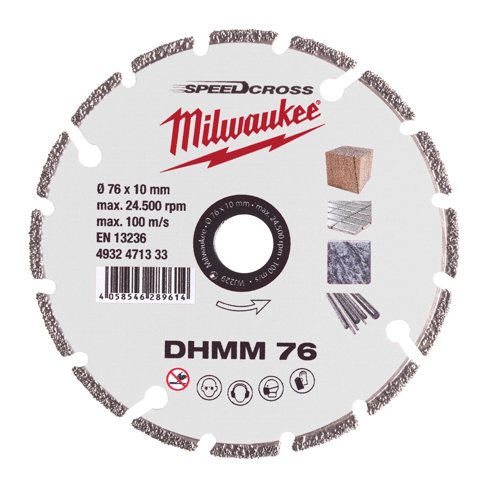 Disc diamantat DHMM 76 mm Milwaukee
