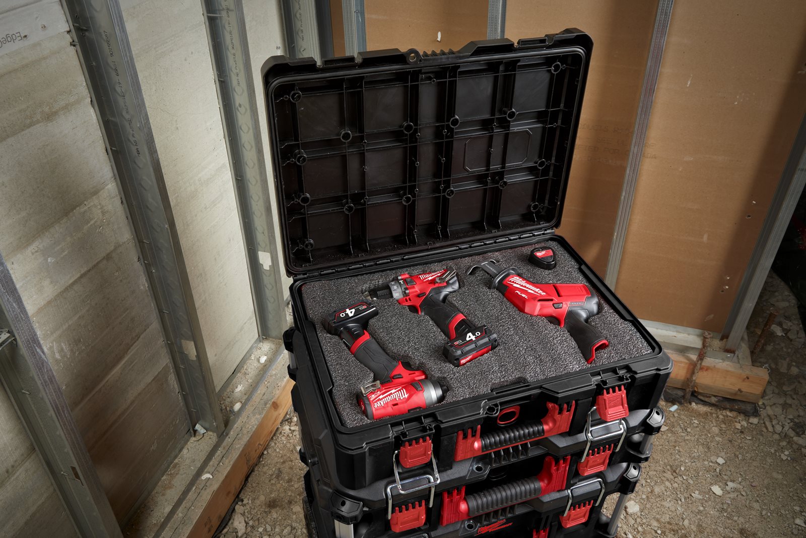 Inserții din spumă PACKOUT Milwaukee - in utilizare 2
