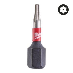 Biți TX BO pentru șurubelnițe SHOCKWAVE Impact Duty 25 mm 2 buc Milwaukee 4932471577