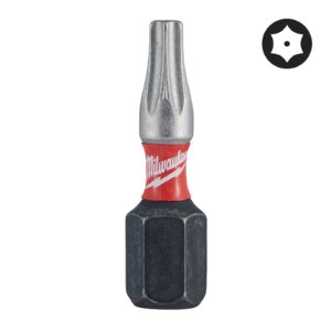 Biți TX BO pentru șurubelnițe SHOCKWAVE Impact Duty 25 mm 2 buc Milwaukee 4932471581