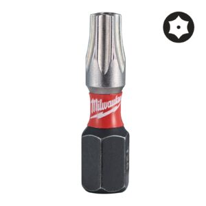 Biți TX BO pentru șurubelnițe SHOCKWAVE Impact Duty 25 mm 2 buc Milwaukee 4932471583