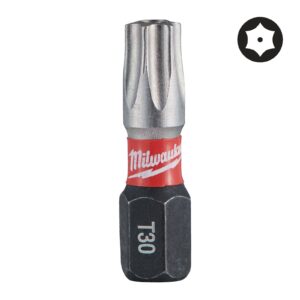 Biți TX BO pentru șurubelnițe SHOCKWAVE Impact Duty 25 mm 2 buc Milwaukee 4932471584
