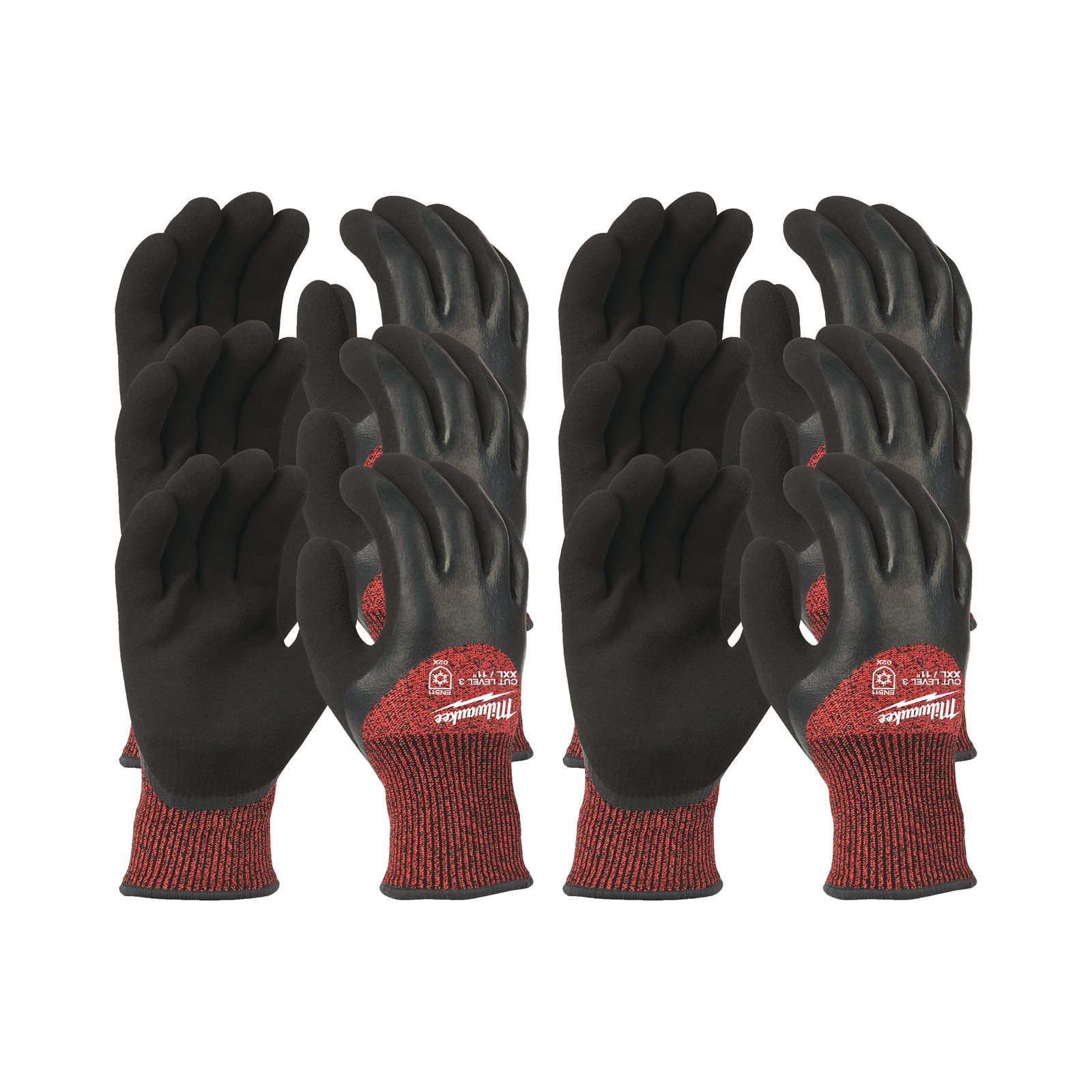 Mănuși iarnă - nivel de tăiere C 12pc Milwaukee 4932471613