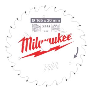 Pânze pentru fierăstraie circulare de mână 165 mm Milwaukee 4932471931