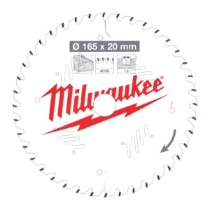 Pânze pentru fierăstraie circulare de mână 165 mm Milwaukee 4932471932