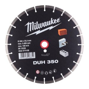 Discuri diamantate DUH 350 mm Milwaukee