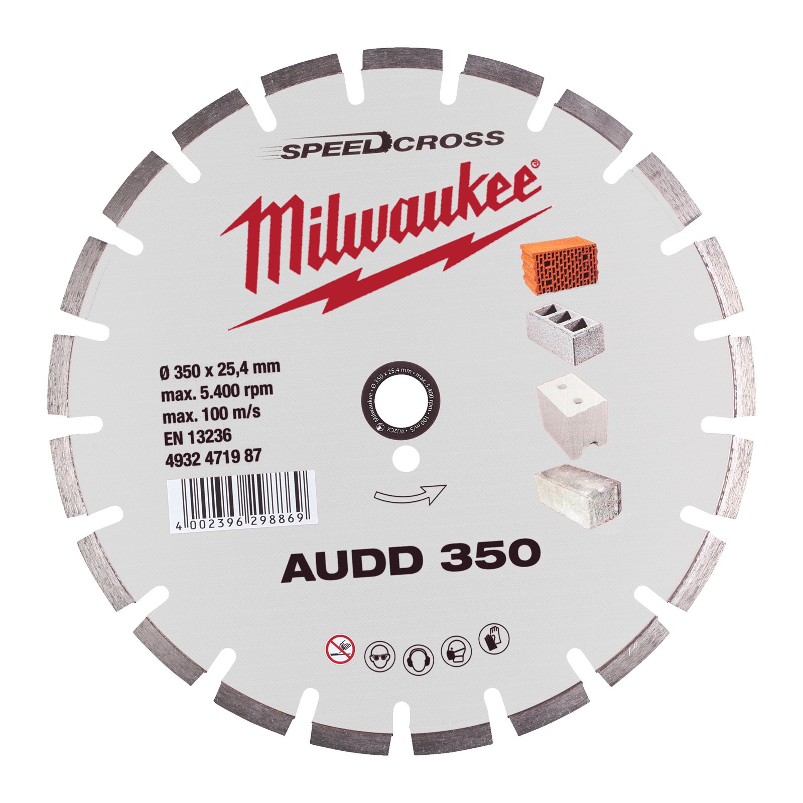 Speedcross AUDD 350 mm Milwaukee