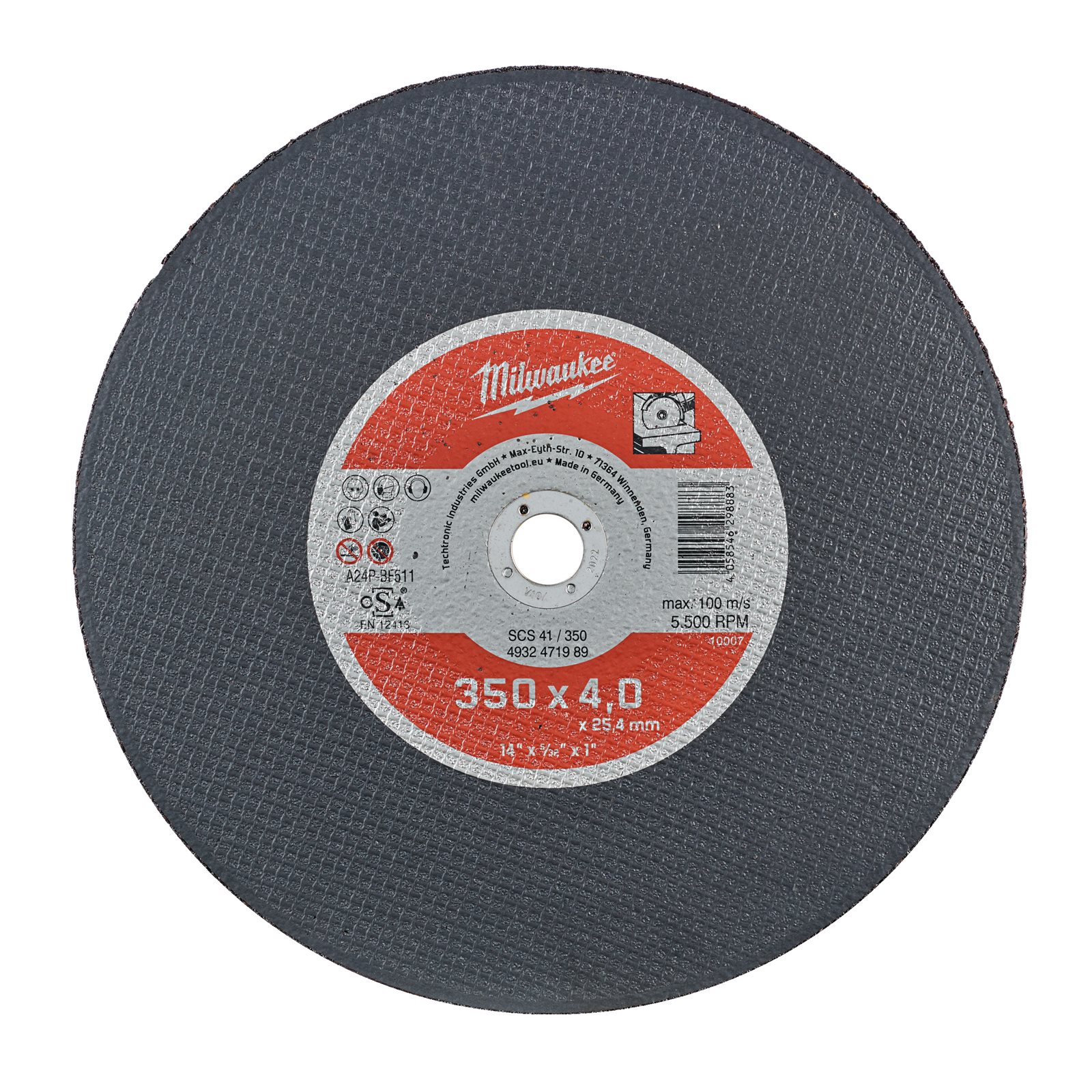 Discuri PRO+ pentru debitare metal 25.4 mm Milwaukee