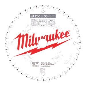 Pânze pentru fierăstrău tăieri înclinate 250 mm Milwaukee 4932472015