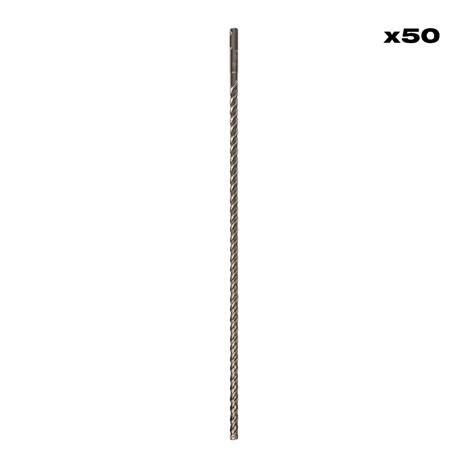 Burghie SDS-Plus MX4 - 4 tăișuri 50 buc Milwaukee 4932472159