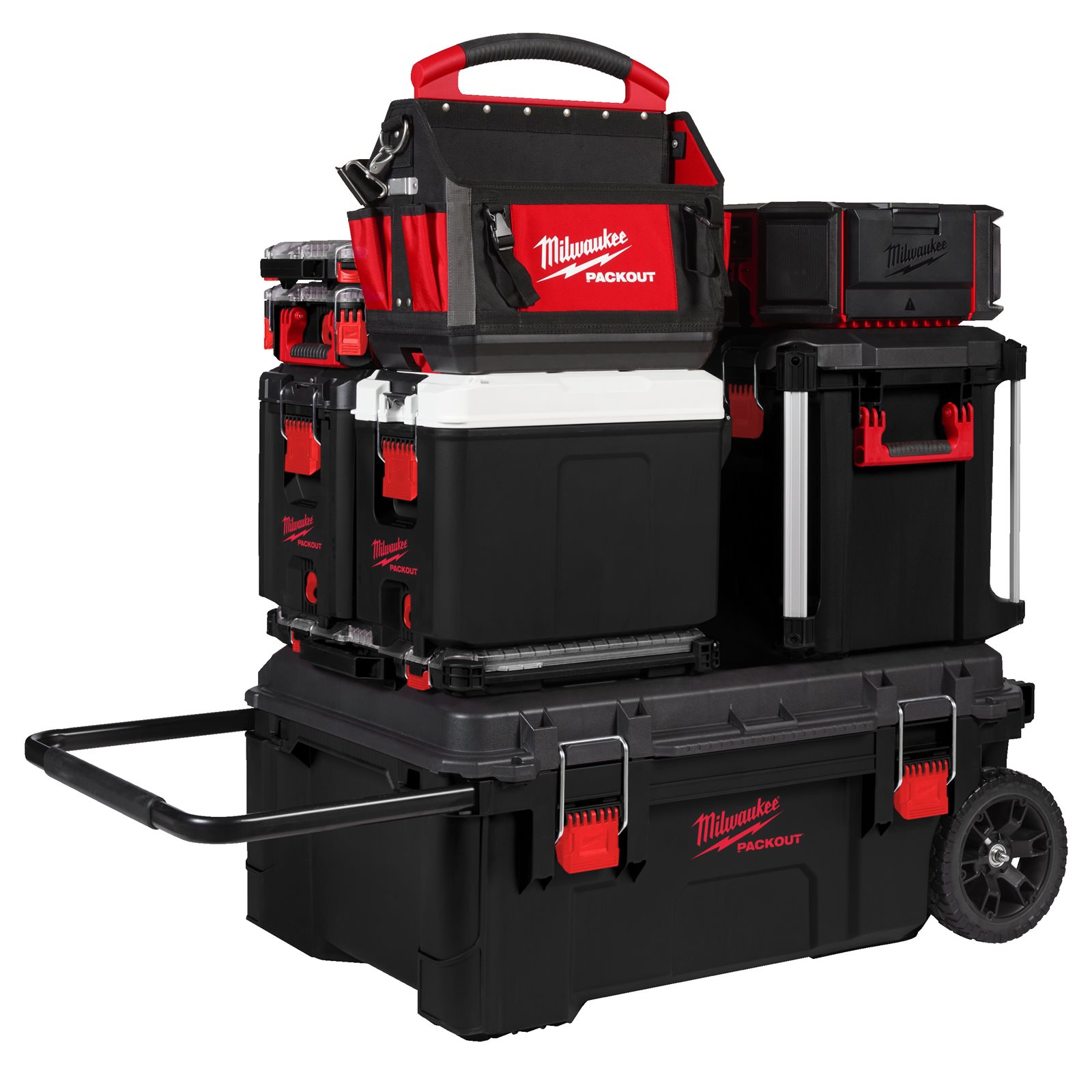Cutie PACKOUT cu roți Milwaukee - detaliu 1