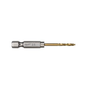 RED HEX - Burghie SHOCKWAVE HSS-Ground Titan pentru metal 2.5 mm 10 buc Milwaukee