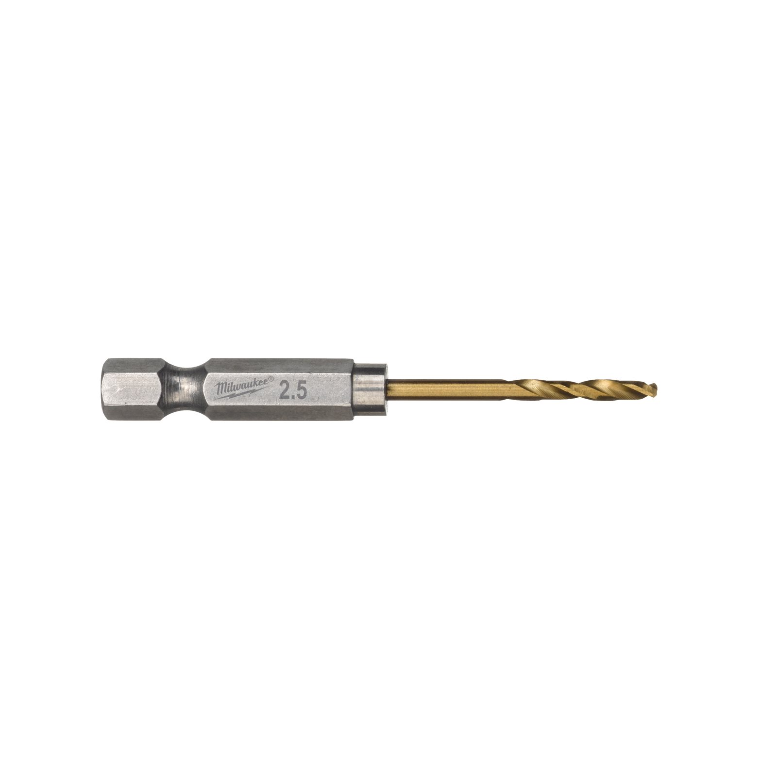 RED HEX - Burghie SHOCKWAVE HSS-Ground Titan pentru metal 2.5 mm 10 buc Milwaukee