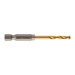 RED HEX - Burghie SHOCKWAVE HSS-Ground Titan pentru metal 3.5 mm 10 buc Milwaukee