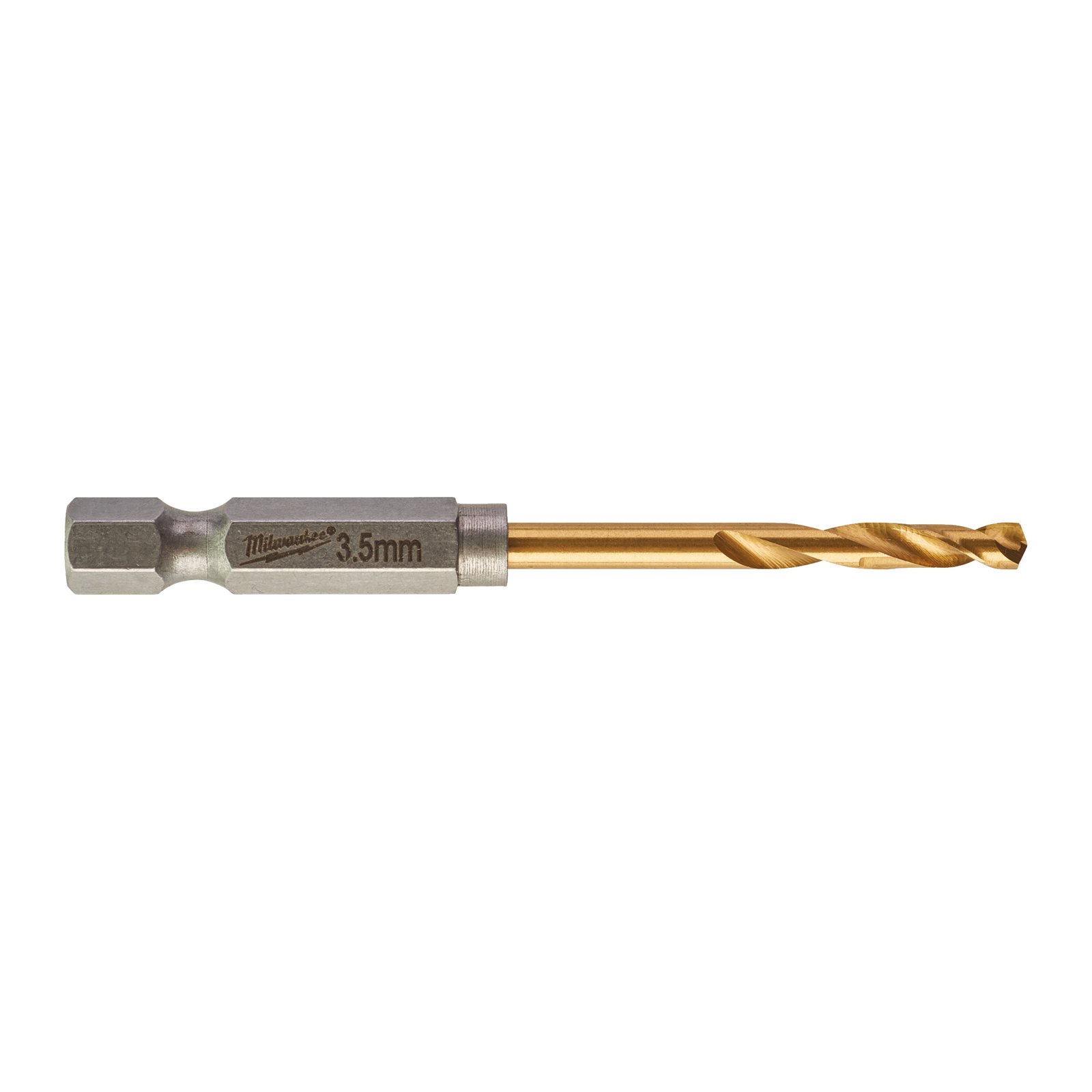 RED HEX - Burghie SHOCKWAVE HSS-Ground Titan pentru metal 3.5 mm 10 buc Milwaukee