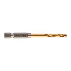 RED HEX - Burghie SHOCKWAVE HSS-Ground Titan pentru metal 4.5 mm 10 buc Milwaukee