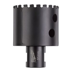 Burghie diamantate M14 pentru găurire uscată 51mm 1pc Milwaukee