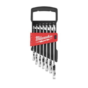 Set chei fixe MAX BITE cu clichet și cap pivotant 7pc Milwaukee