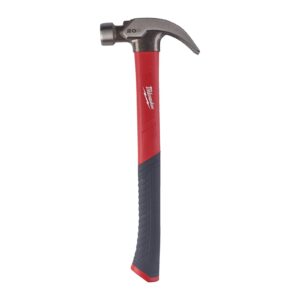 Ciocan dulgher cu gheară curbată din fibră de sticlă 570g Milwaukee