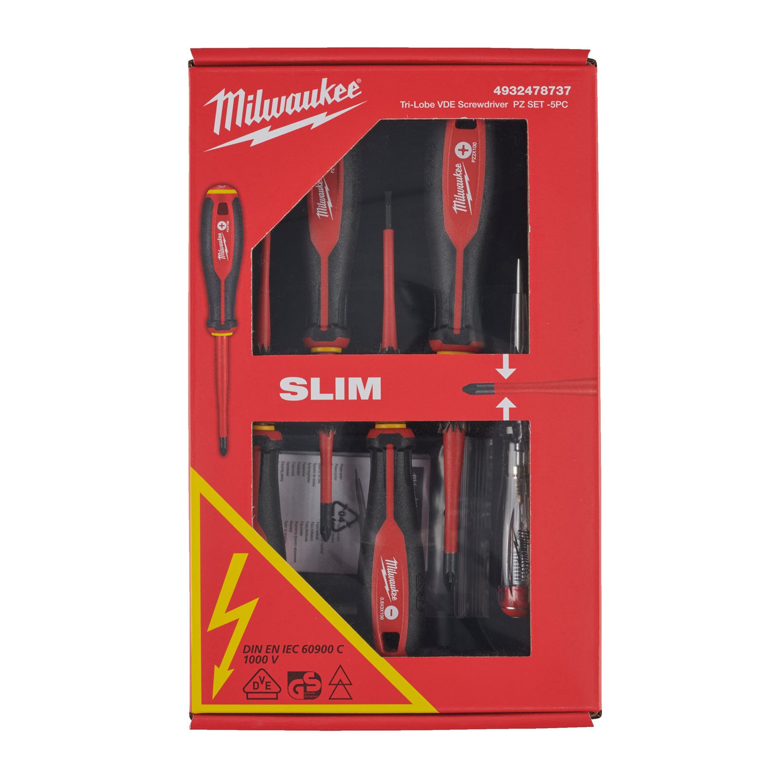 Șurubelnițe VDE Tri-Lobe 5pc Milwaukee