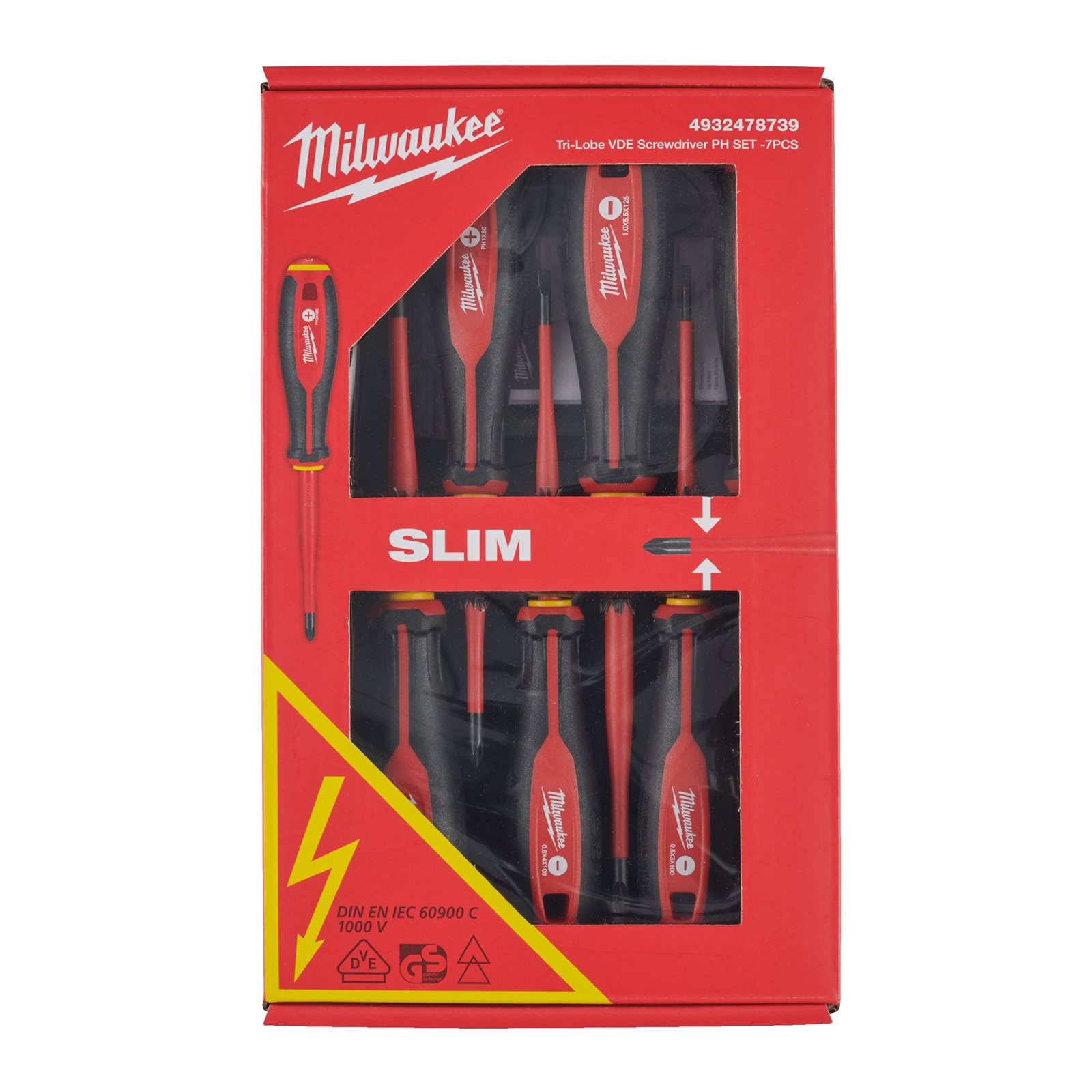 Șurubelnițe VDE Tri-Lobe 7pc Milwaukee 4932478739