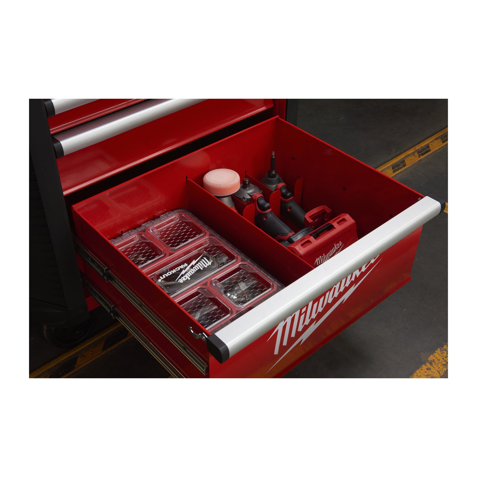 TOOLGUARD Dulap de scule mobil, cu 7 sertare, metalic, 78 cm Milwaukee SRC30-1 - detaliu 6