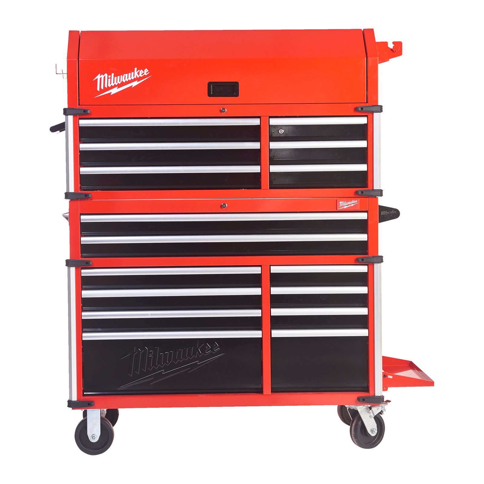 TOOLGUARD Dulap de scule mobil, cu 10 sertare, metalic, 117 cm Milwaukee SRC46-1 - imagine 2