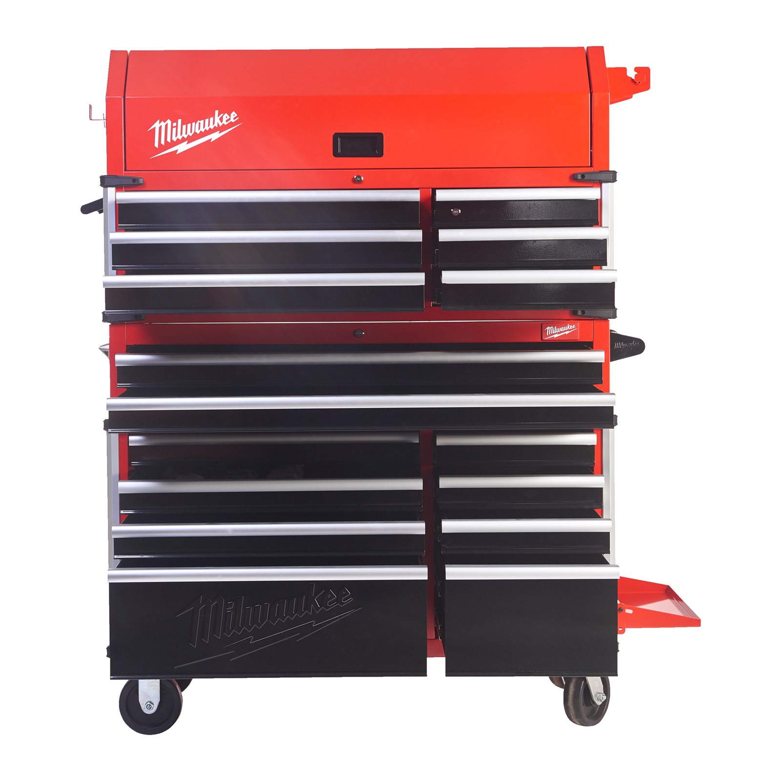 TOOLGUARD Dulap de scule mobil, cu 10 sertare, metalic, 117 cm Milwaukee SRC46-1 - imagine 3