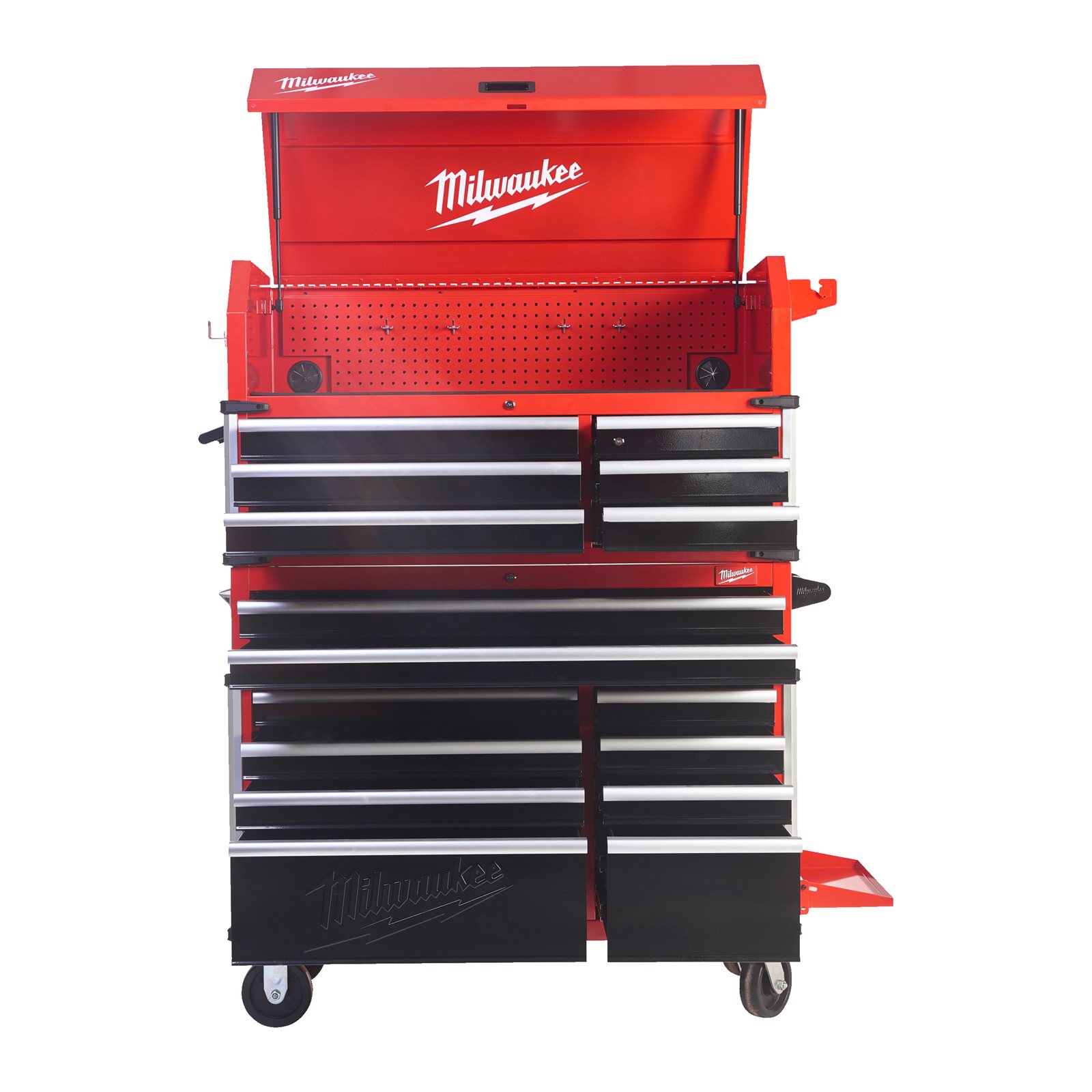 TOOLGUARD Dulap de scule mobil, cu 10 sertare, metalic, 117 cm Milwaukee SRC46-1 - imagine 4