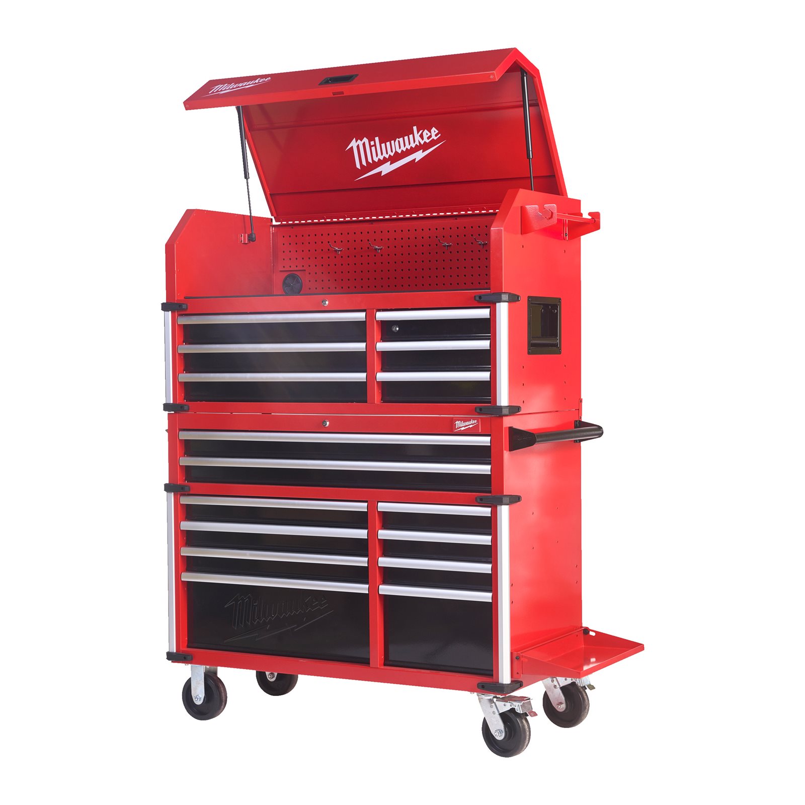 TOOLGUARD Dulap de scule mobil, cu 10 sertare, metalic, 117 cm Milwaukee SRC46-1 - imagine 5