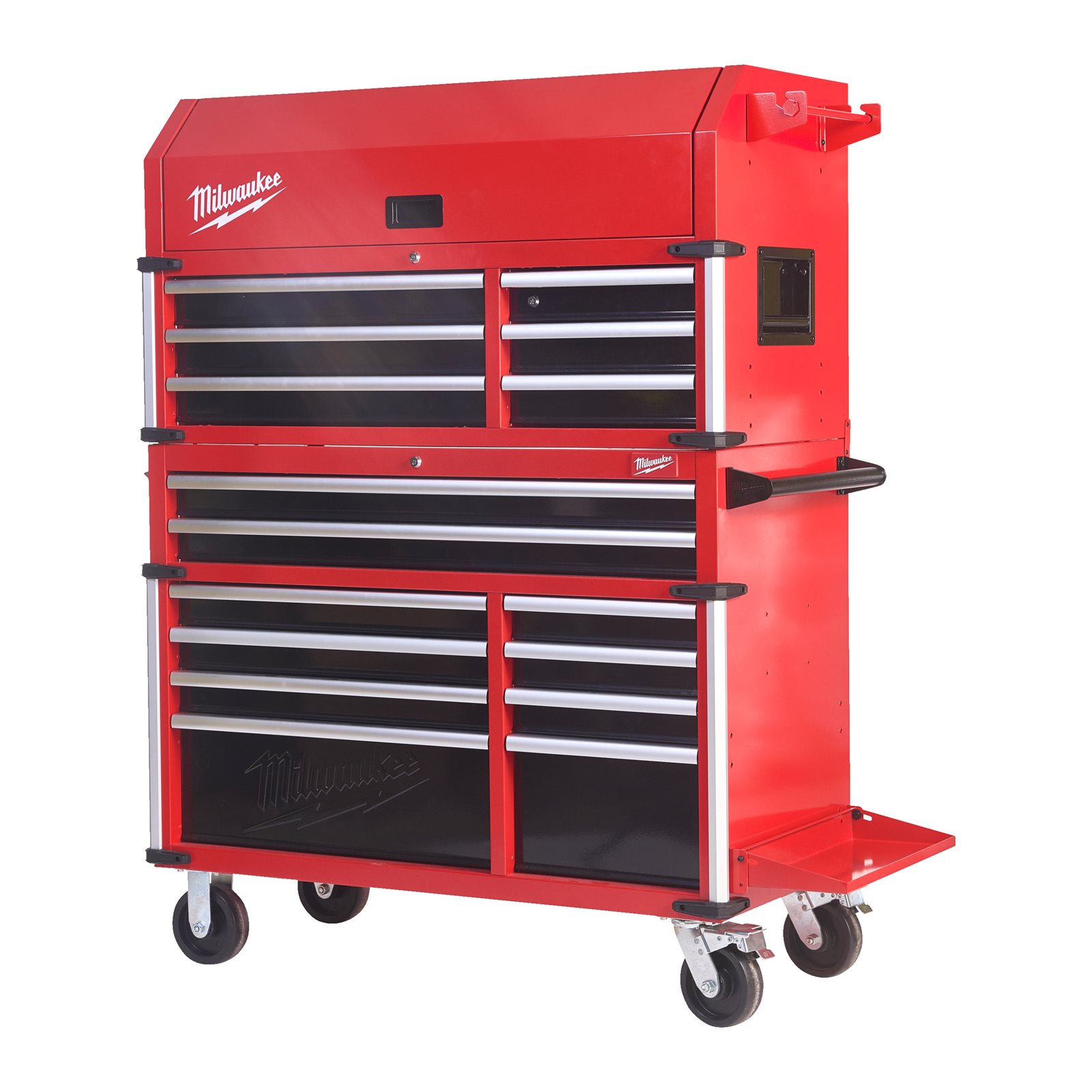 TOOLGUARD Dulap de scule mobil, cu 10 sertare, metalic, 117 cm Milwaukee SRC46-1 - imagine 6