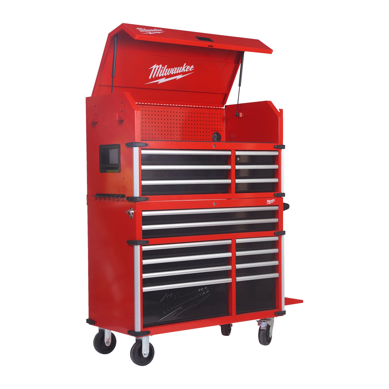 TOOLGUARD Dulap de scule mobil, cu 10 sertare, metalic, 117 cm Milwaukee SRC46-1 - imagine 9
