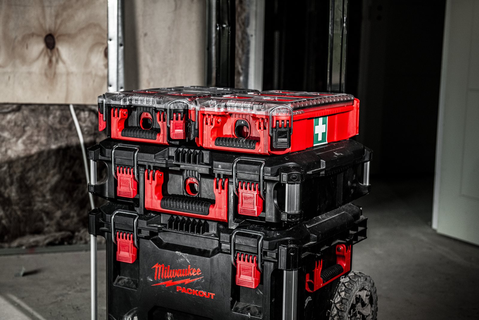 Trusă PACKOUT de prim ajutor DIN 13157 Milwaukee - in utilizare 1