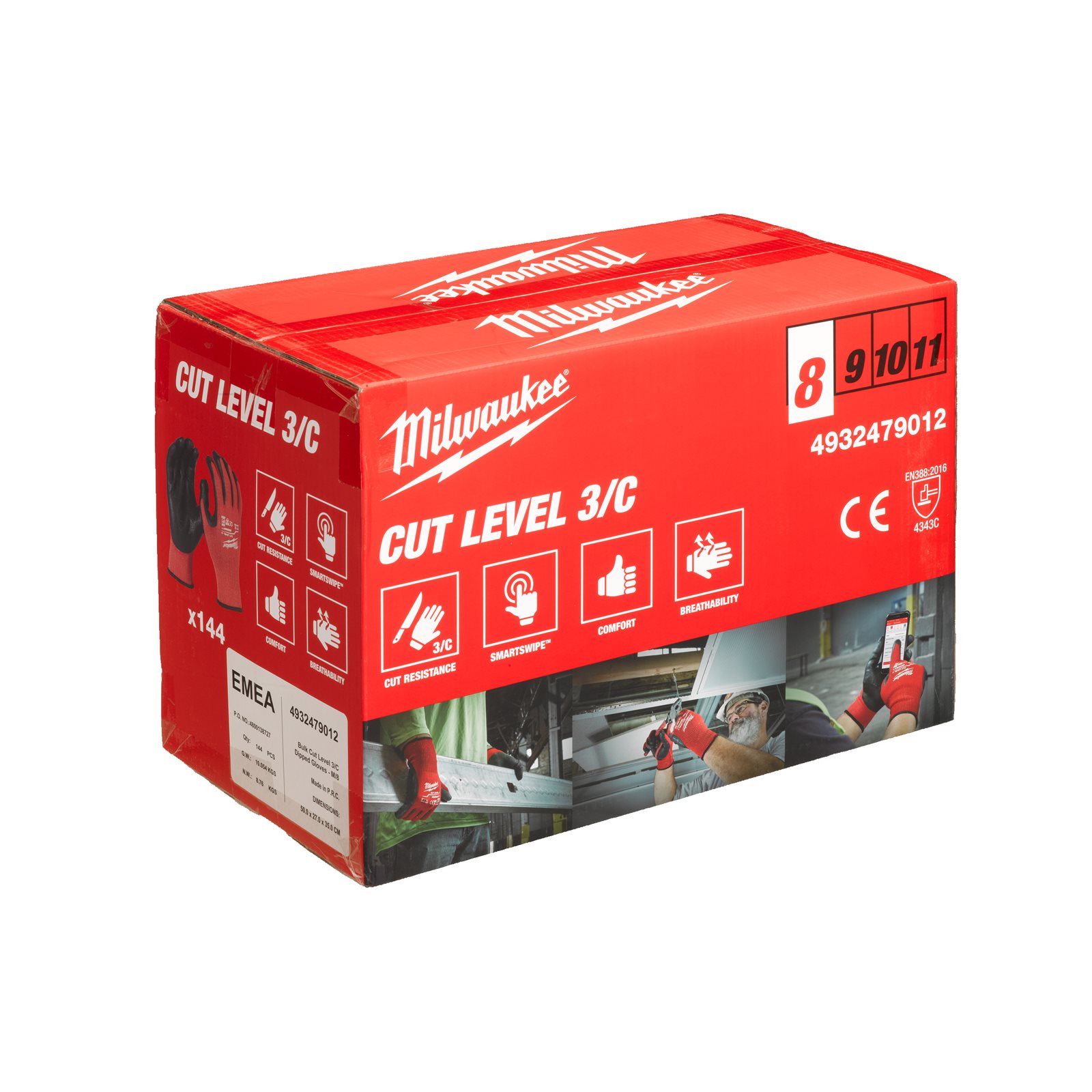 Mănuși rezistente la tăiere - C 144pc Milwaukee 4932479012