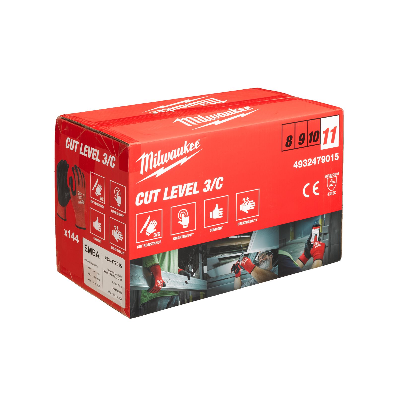 Mănuși rezistente la tăiere - C 144pc Milwaukee 4932479015