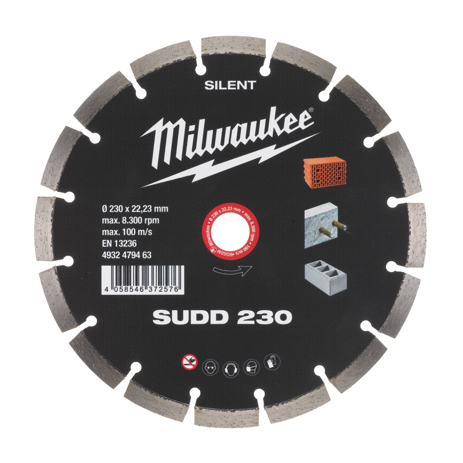 Discuri diamantate SUDD 230 mm Milwaukee