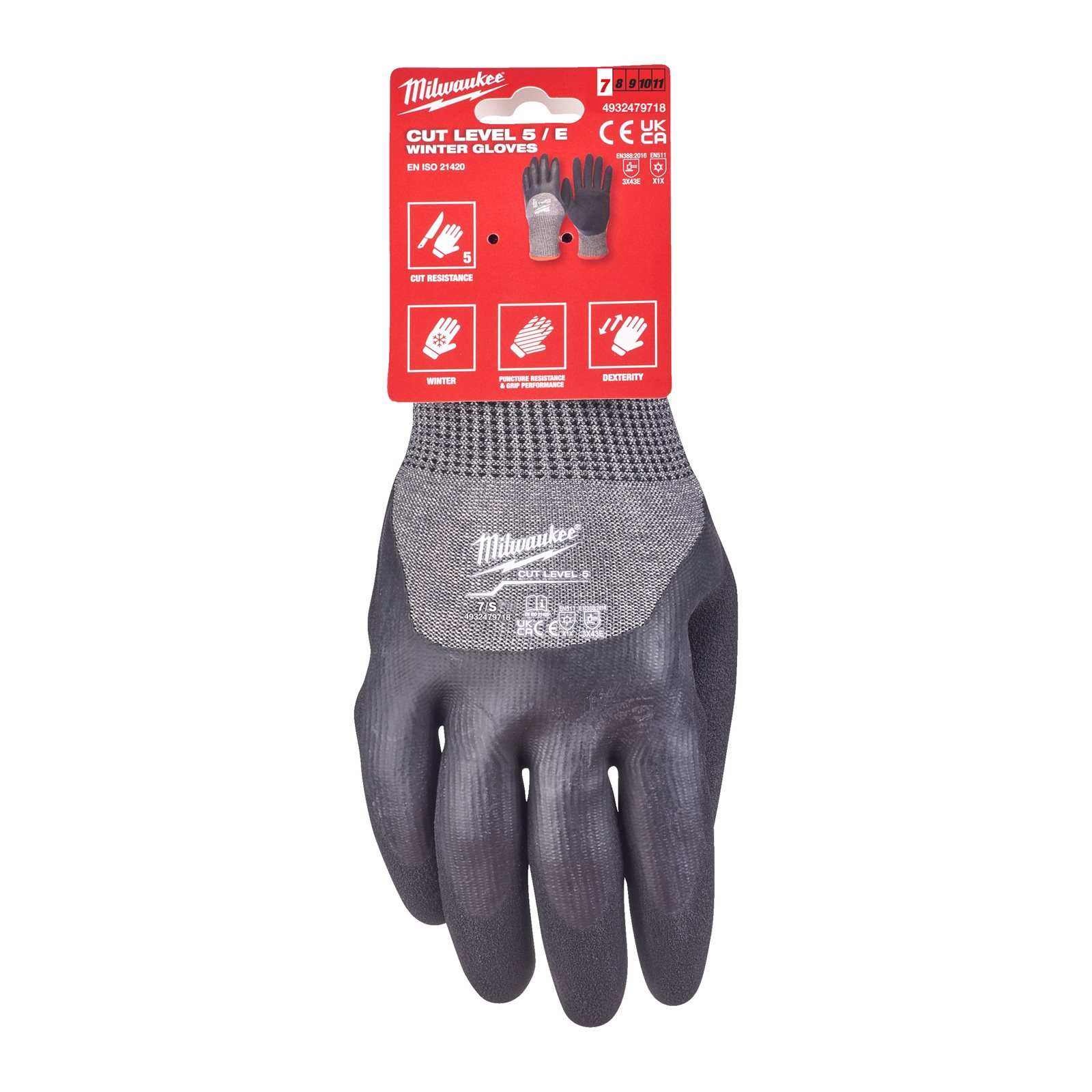 Mănuși rezistente la tăiere - E 1pc Milwaukee 4932471424 - continutul pachetului 1