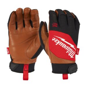 Mănuși de protecție hibrid din piele 1pc Milwaukee 4932471912 - imagine 2