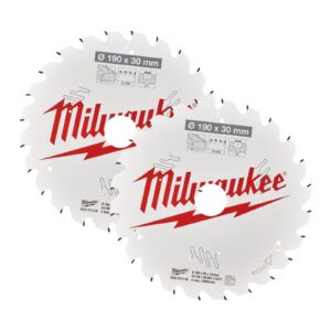 Pânze pentru fierăstraie circulare de mână 2pc Milwaukee 4932479804