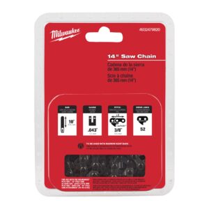 Lanțuri pentru fierăstrău 35 cm 3/8 " 1.1mm Milwaukee